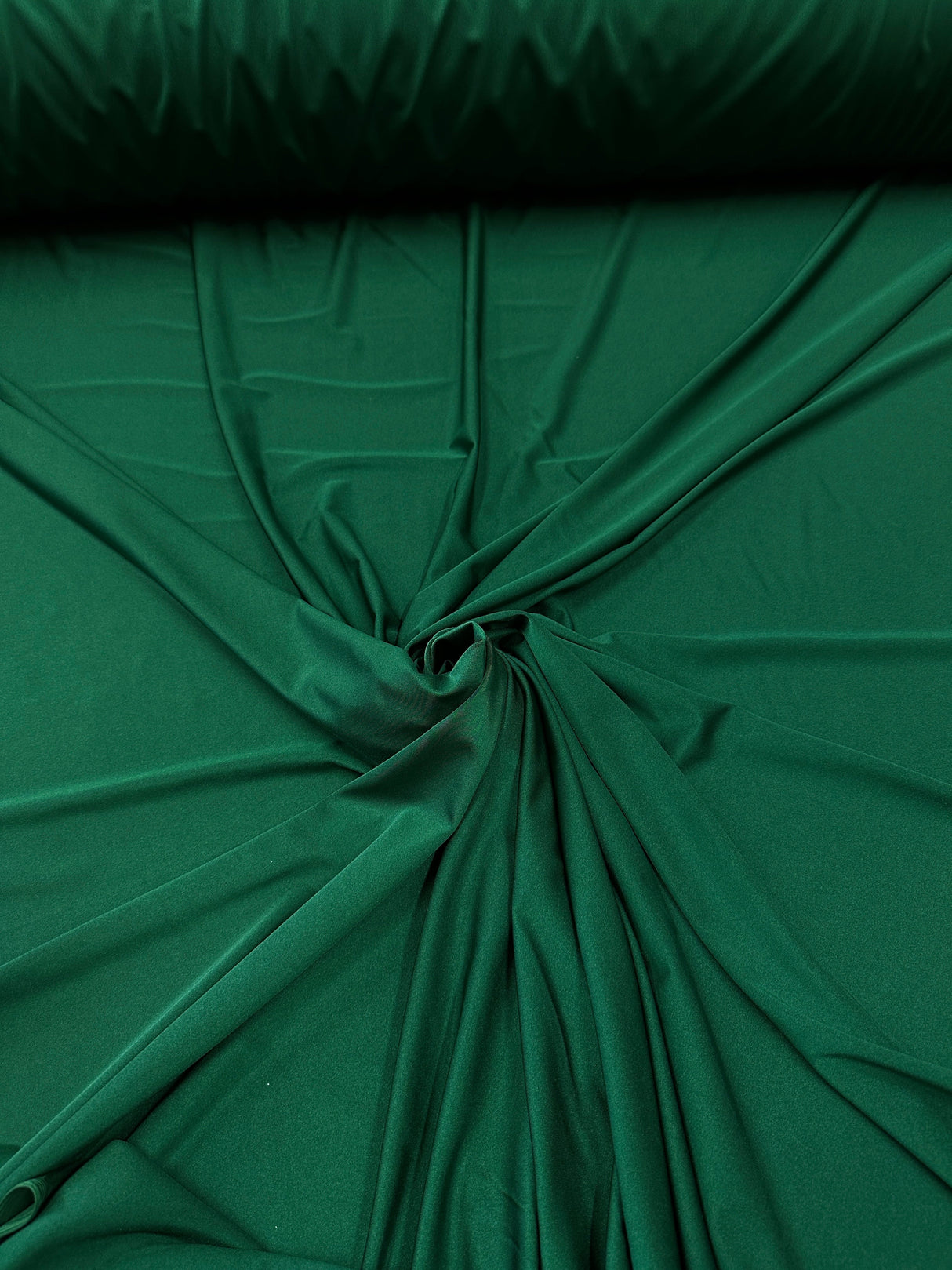 Shiny Yoga Spandex Hunter Green