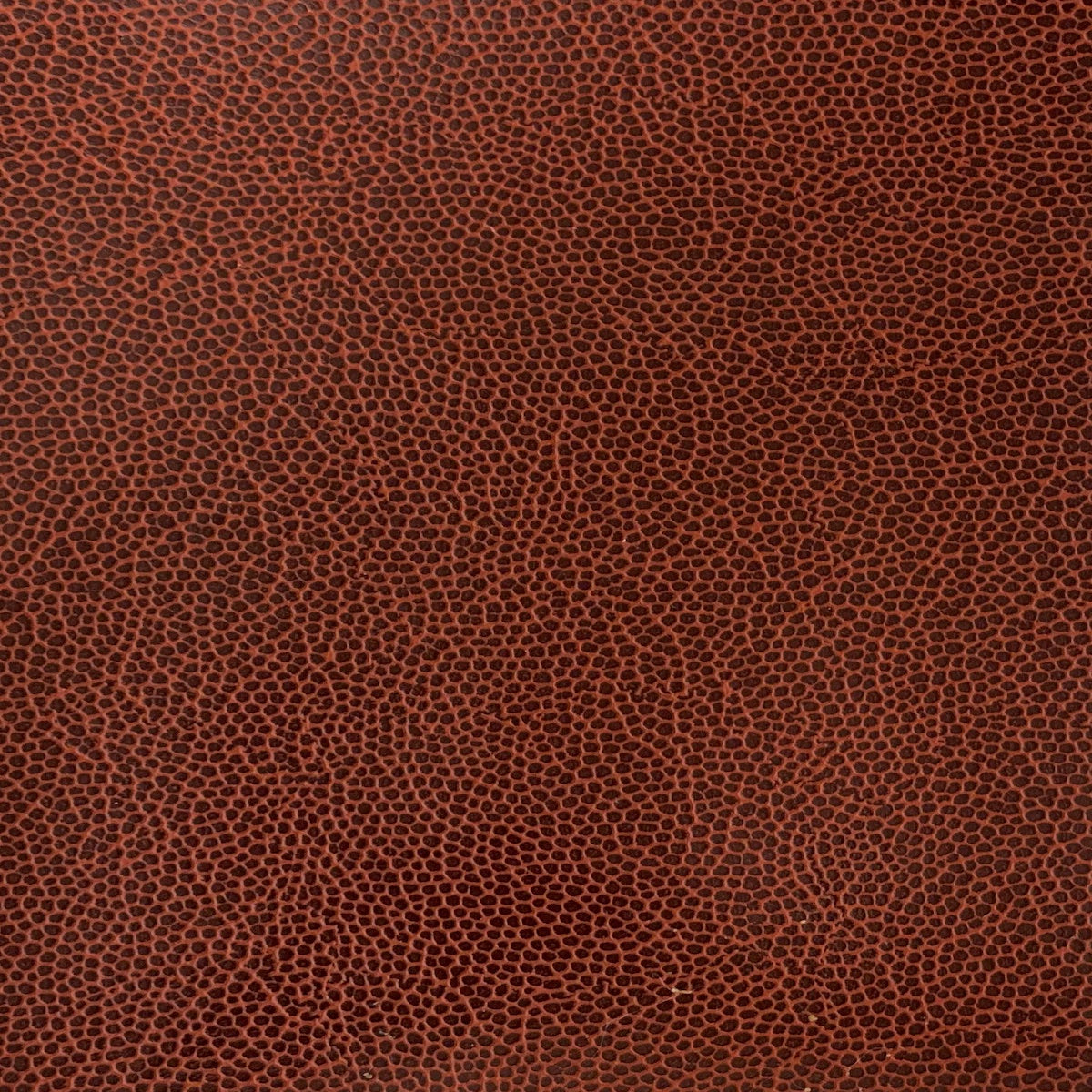 Sports Faux Leather Vinyl Fabric - Orange Basketball Texture, 54" Width (1 Yard)