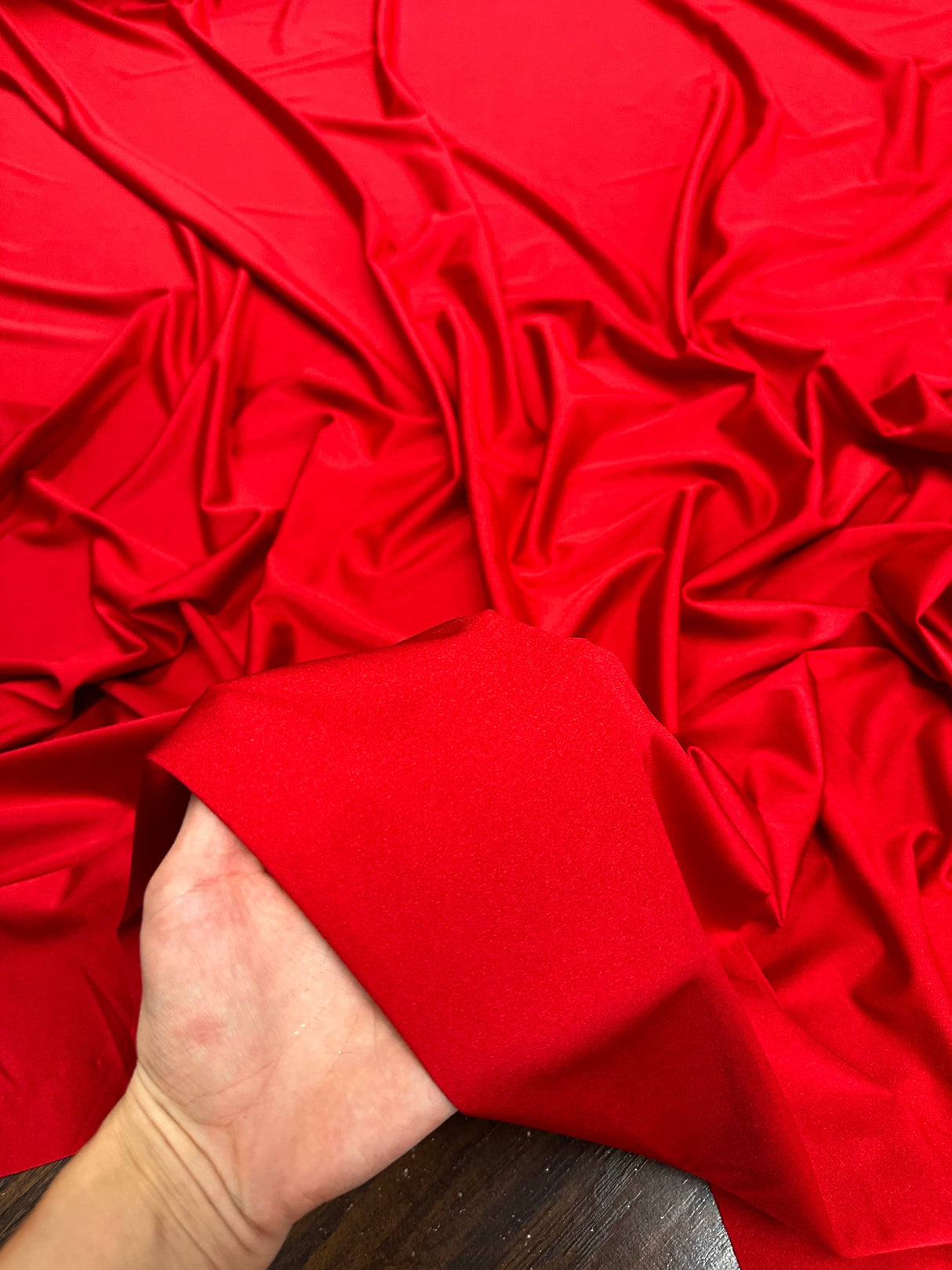 Shiny Yoga Spandex Red
