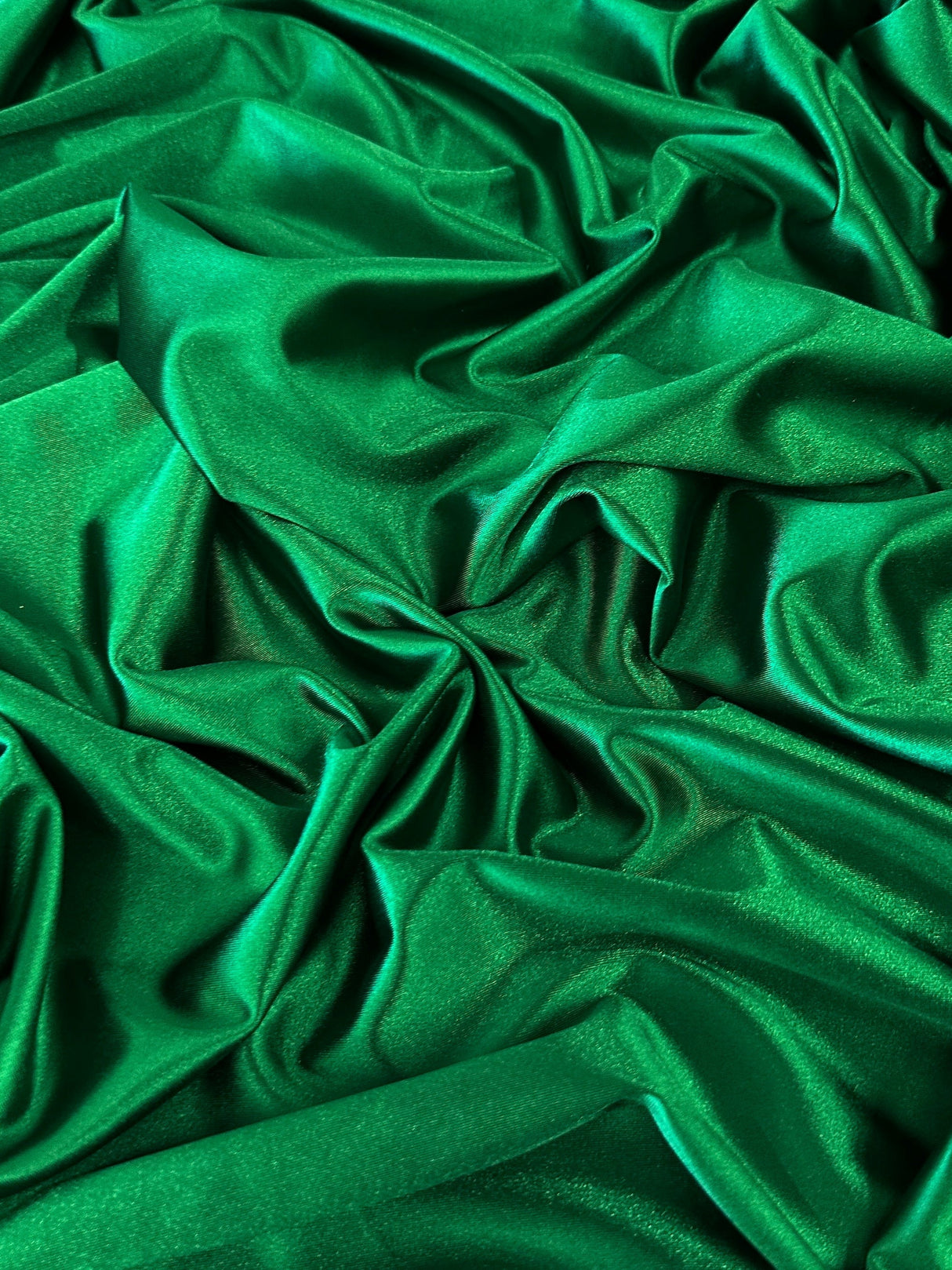 Shiny Nylon Spandex Diamond Green