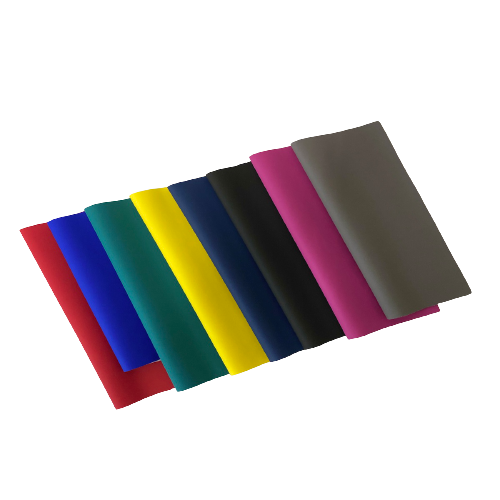 Matte Faux Leather Stretch Vinyl Fabric - Gray, Fuchsia, Black, Navy Blue, Yellow, Teal, Red, Royal Blue, 58" Width, 2-Way Stretch (1 Yard)