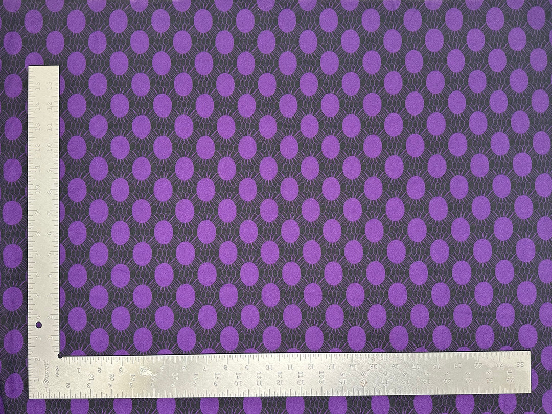 1 Yard Techno Crepe Knit Geometric Fabric Soft Stretch Textured 60 Inch Width