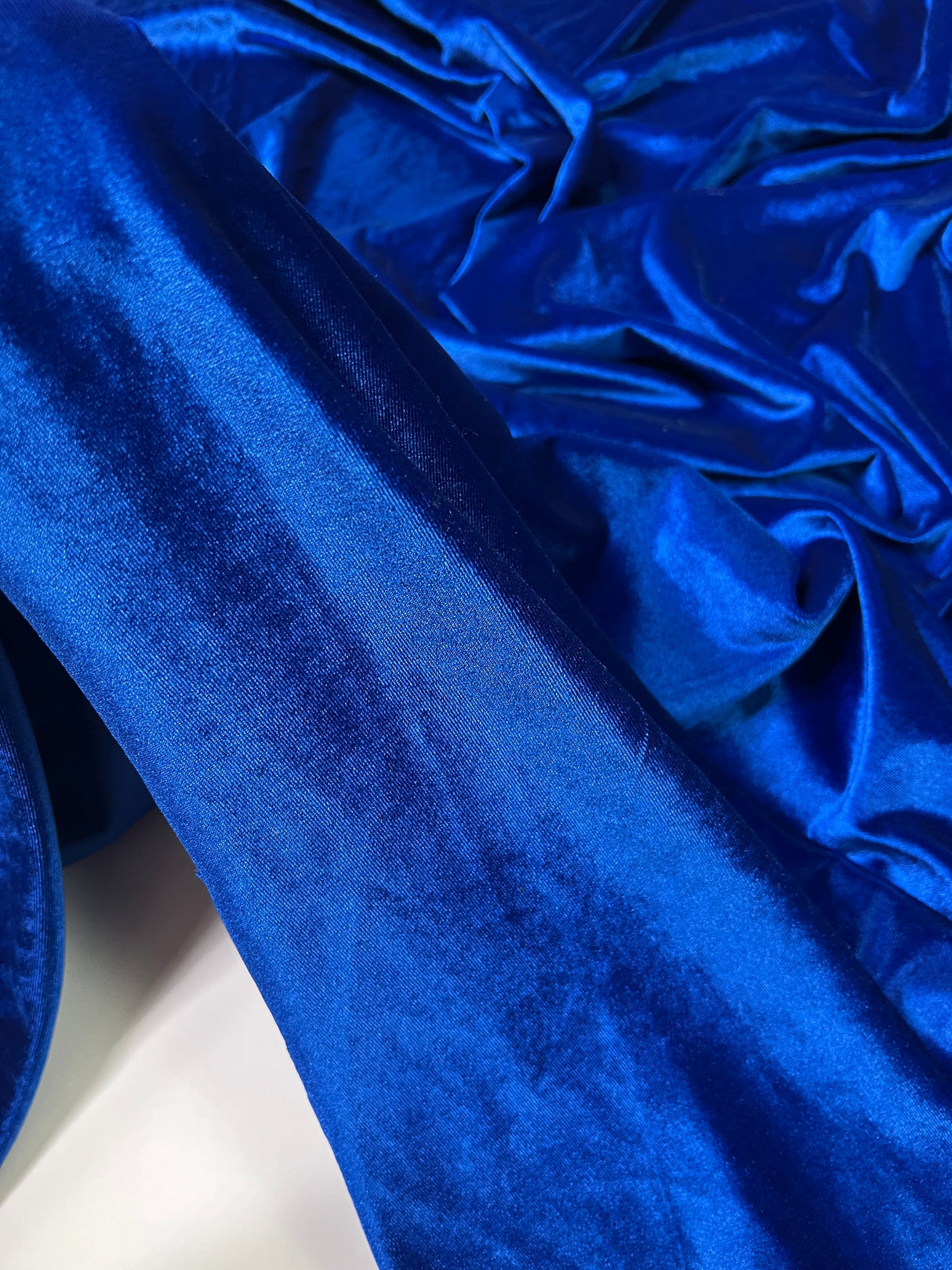 Stretch Velvet Royal Blue