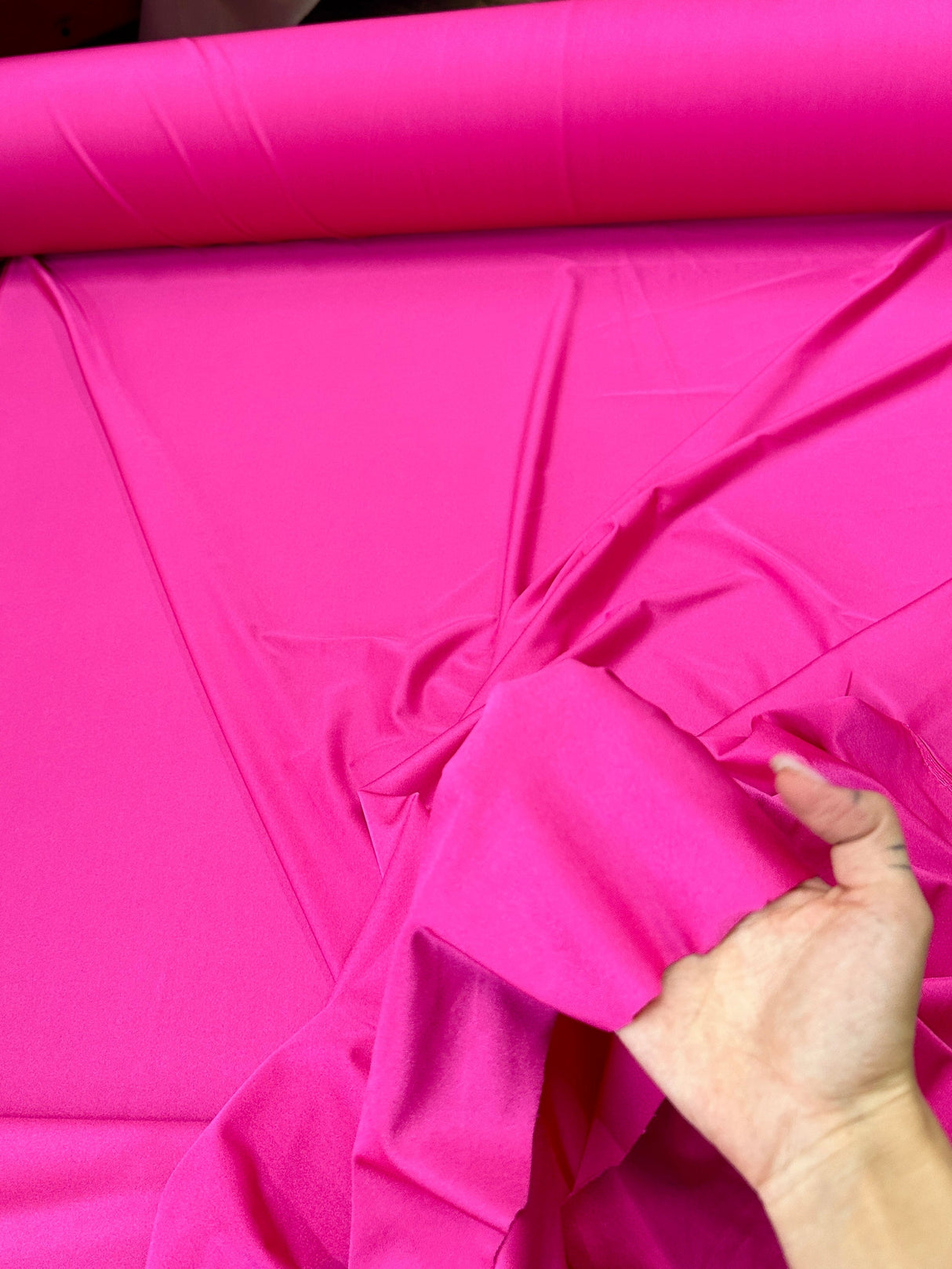 Hot Pink Yoga Spandex