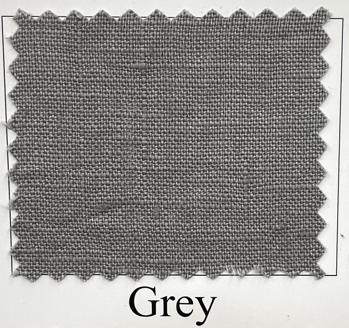Pure Linen Grey Fabric