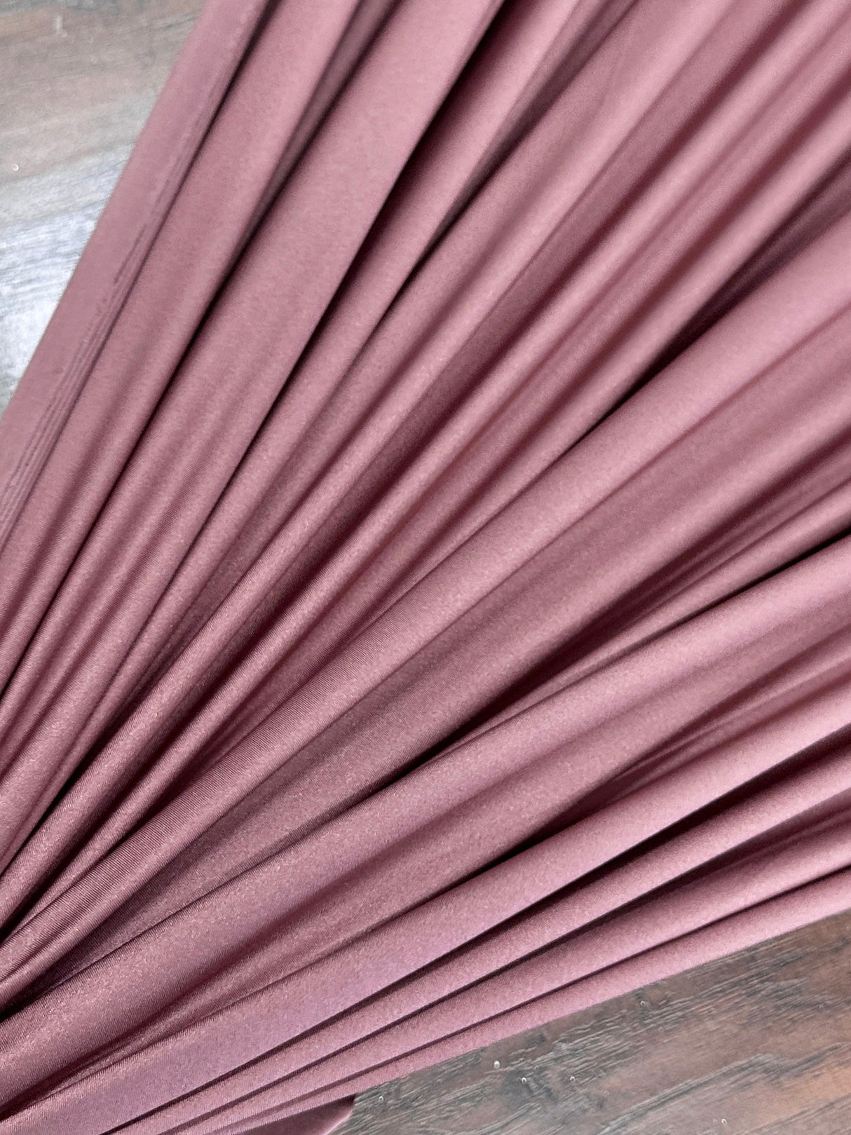 Shiny Yoga Spandex Mauve