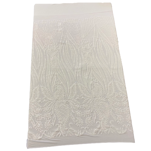 Stretch Sequins Lace Fabric
