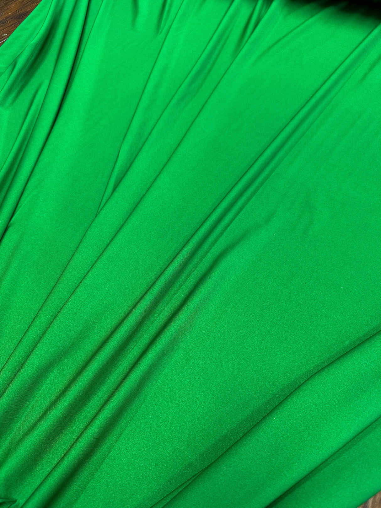 Shiny Yoga Spandex Kelly Green