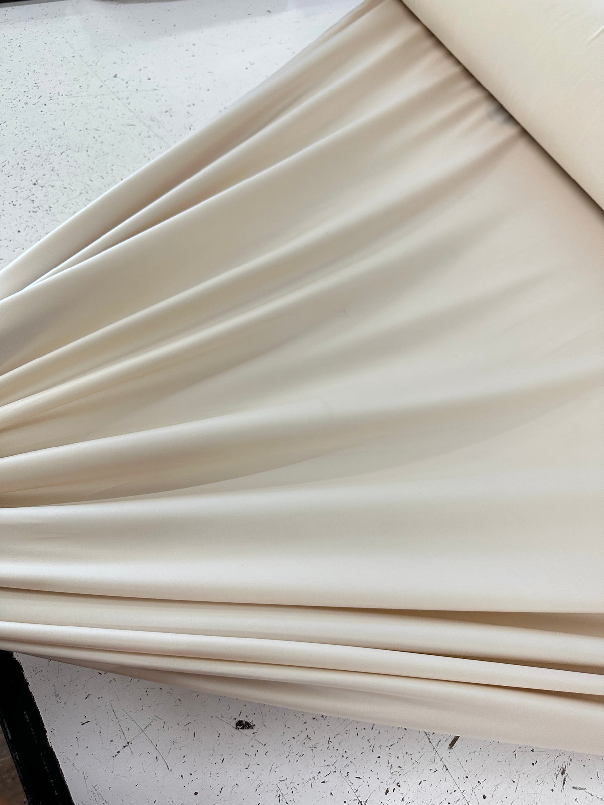 Beige 4-Way Stretch Faux Leather