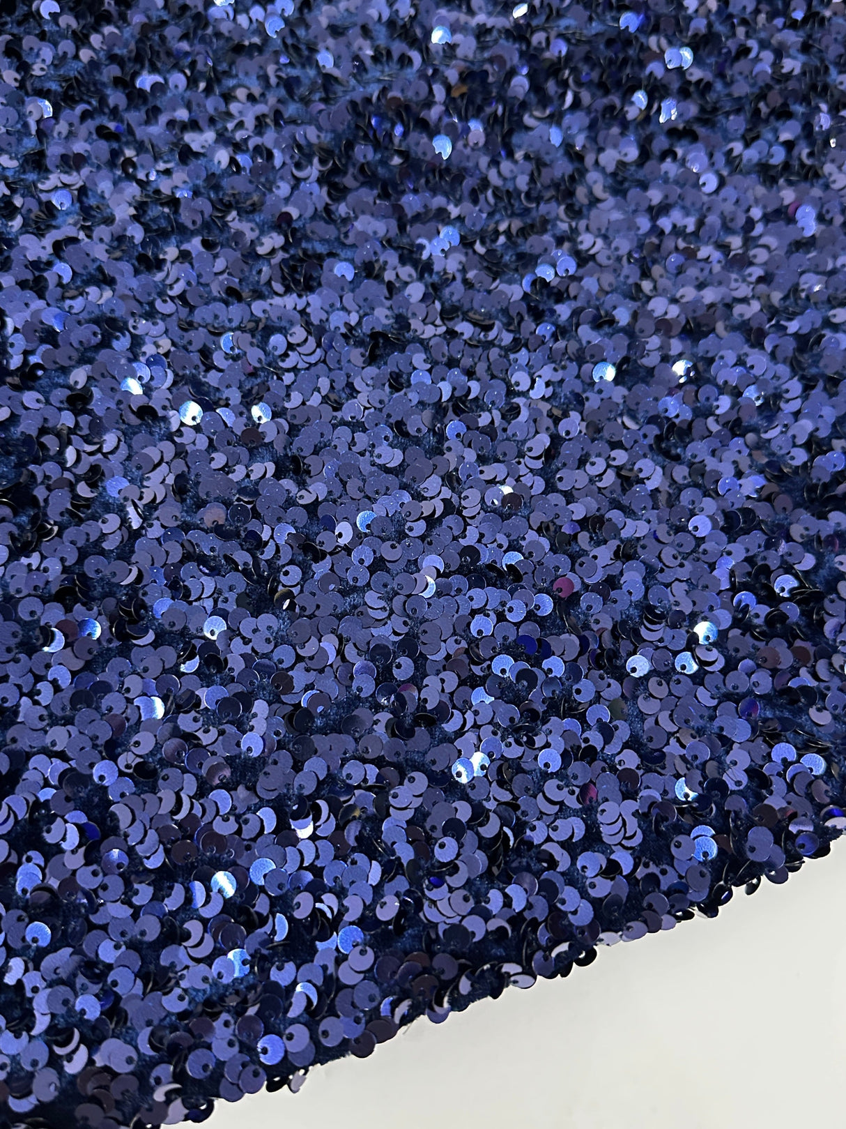 Sequin Velvet Navy Blue