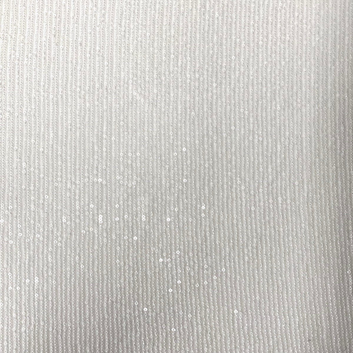 Stretch Sequins Fabric Mille Stripe