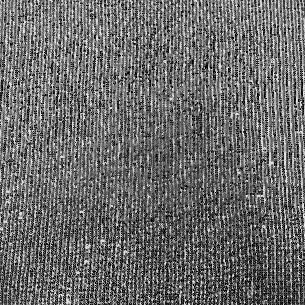 Stretch Sequins Fabric Mille Stripe
