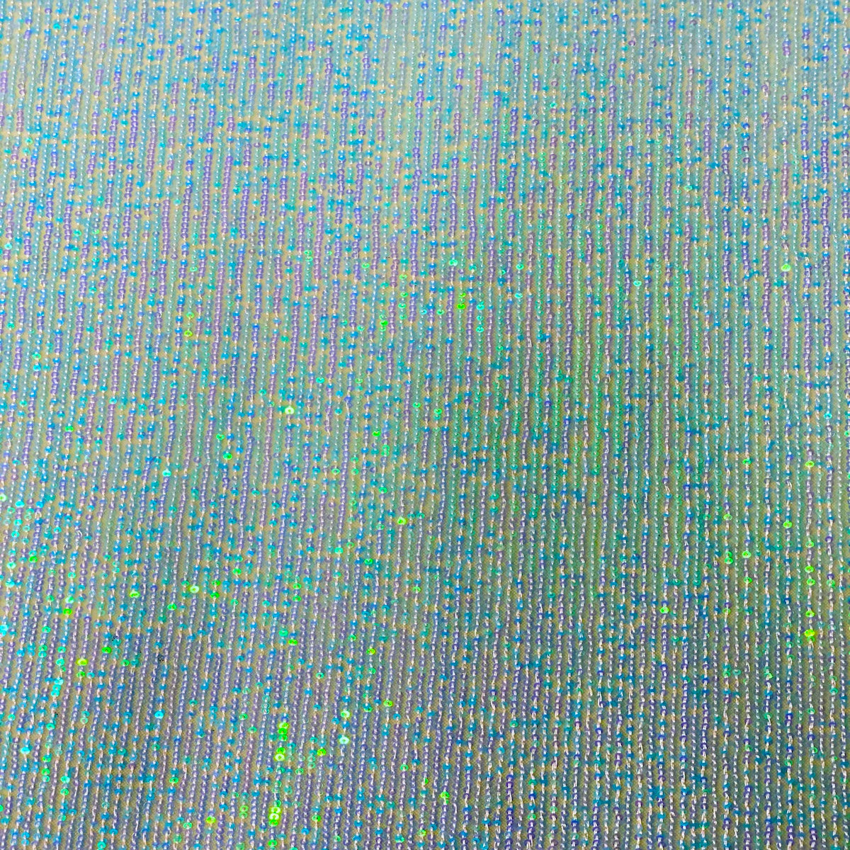Stretch Sequins Fabric Mille Stripe