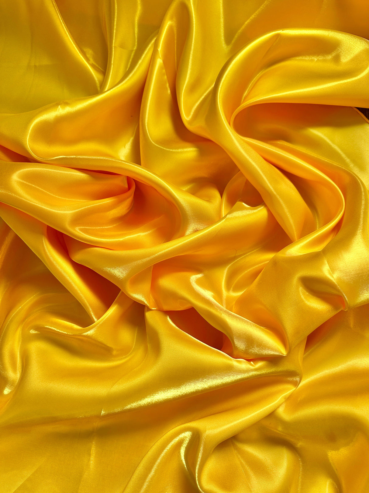 Liquid Bridal Satin Yellow