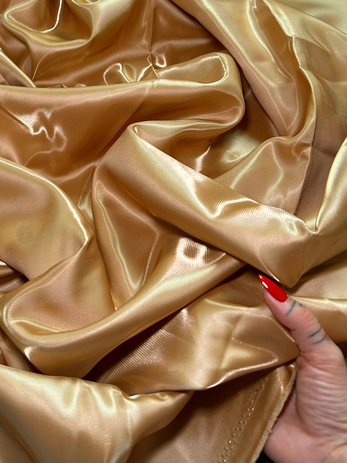 Liquid Bridal Satin Gold