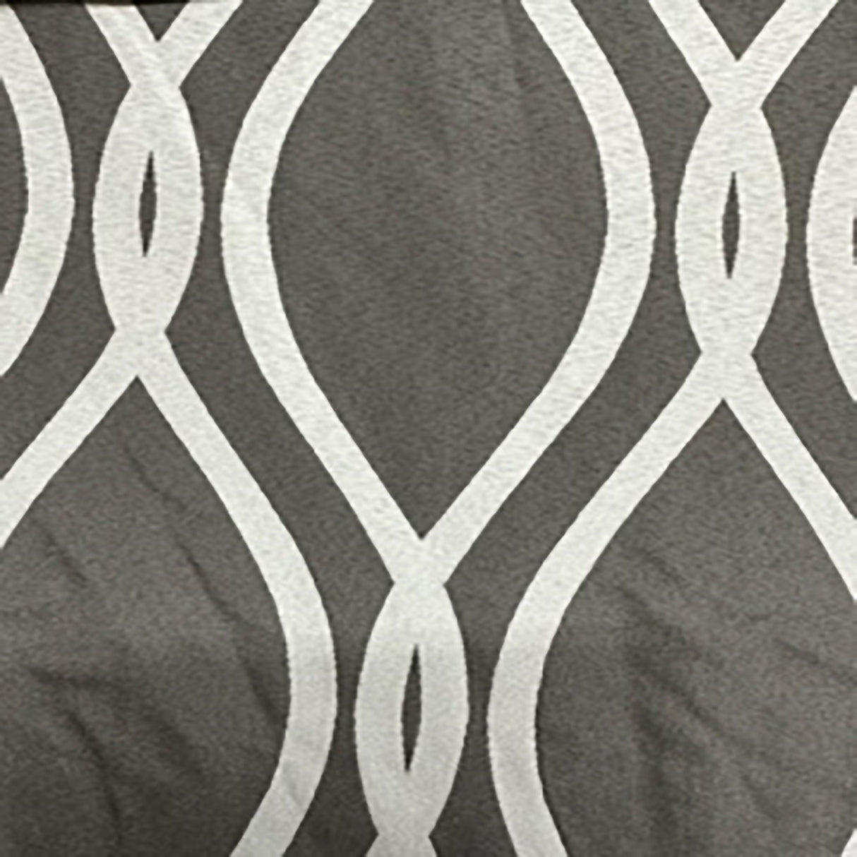 Polyester Damask Brocade Fabric 2-Sided Wave Print 60"