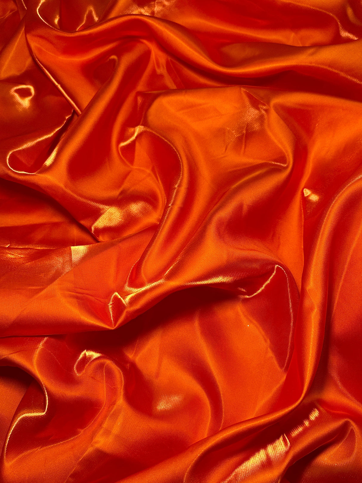 Liquid Bridal Satin Orange