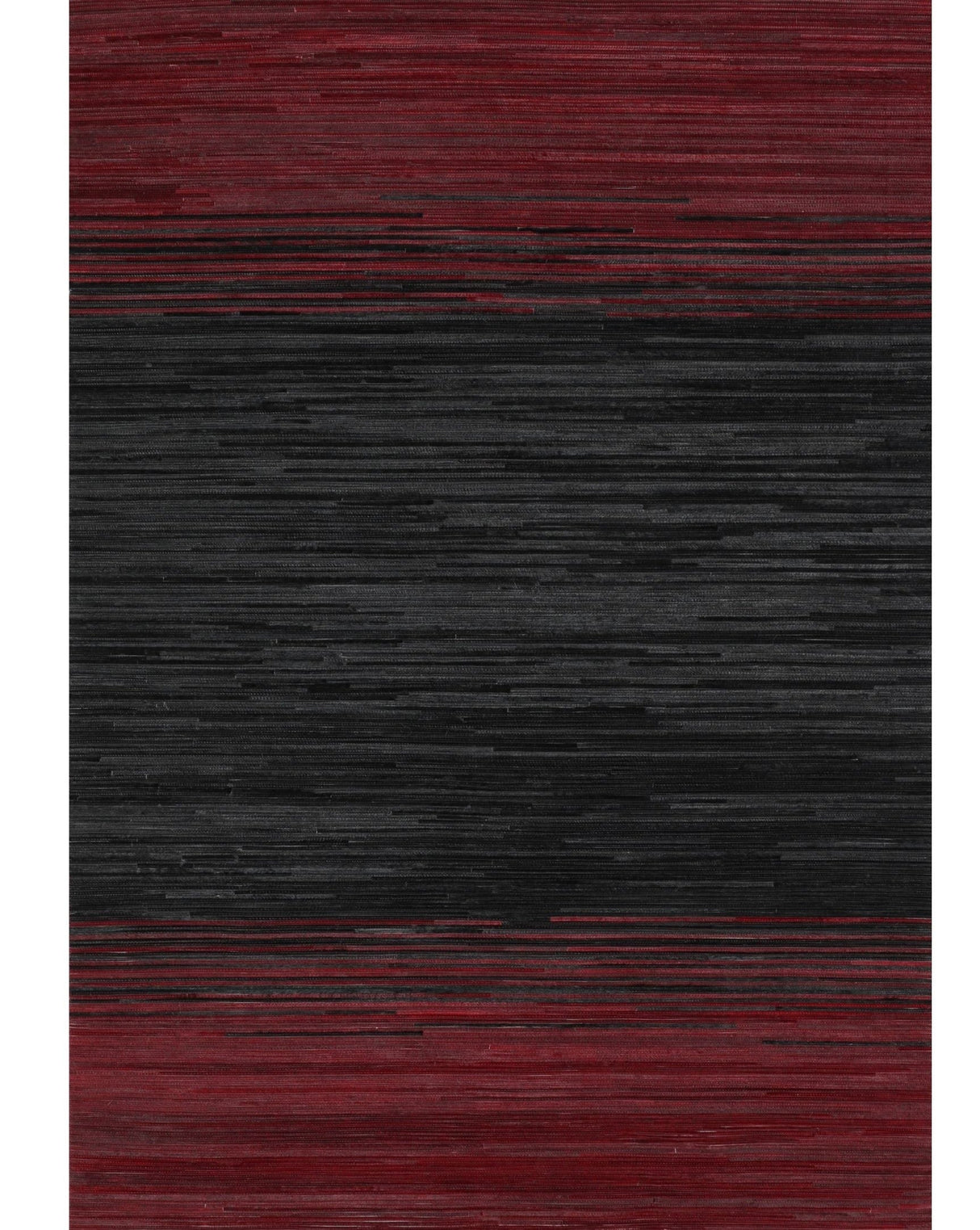 Patchwork PCH211 Red 100 Percent Hairon Leather Fabric - Red, Geometric Pattern, Ombre Effect (1 Piece)