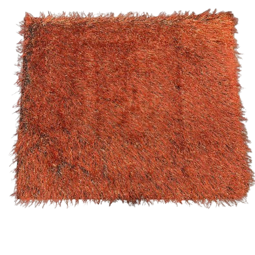 Metallic Faux Fur Tinsel Ostrich Feather Polyester Fabric - Metallic Faux Ostrich Feather, 54" Width (1 Yard)