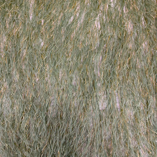 Metallic Faux Fur Tinsel Ostrich Feather Polyester Fabric - Metallic Faux Ostrich Feather, 54" Width (1 Yard)