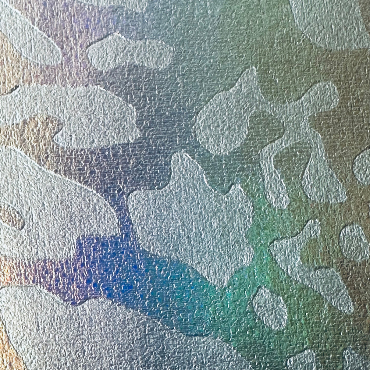 Stretch Velvet Embossed Cheetah Hologram Fabric 60"