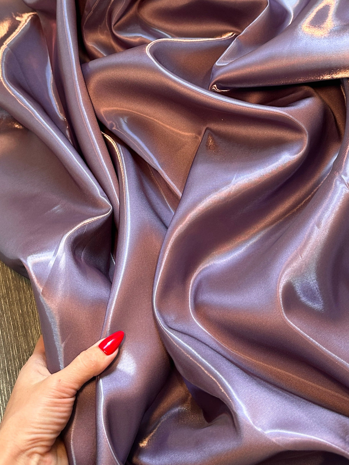 Liquid Bridal Satin Mauve