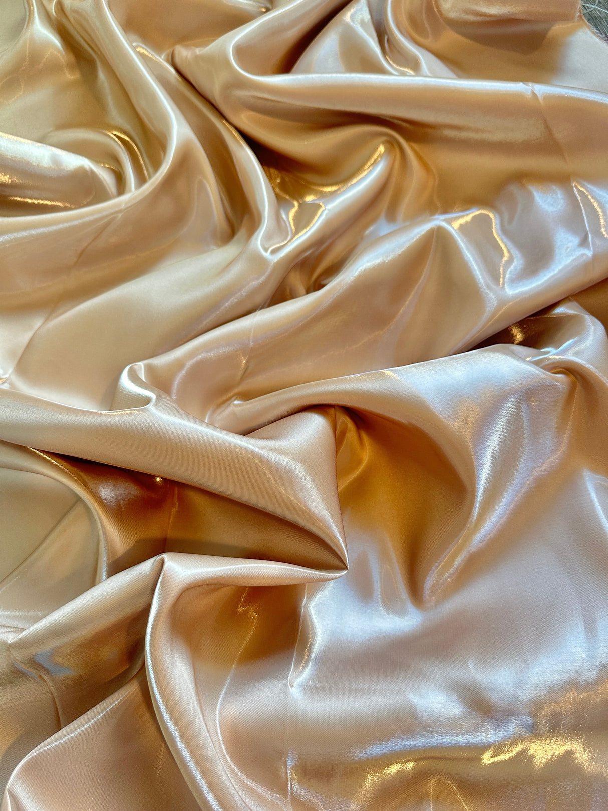Liquid Bridal Satin Champagne
