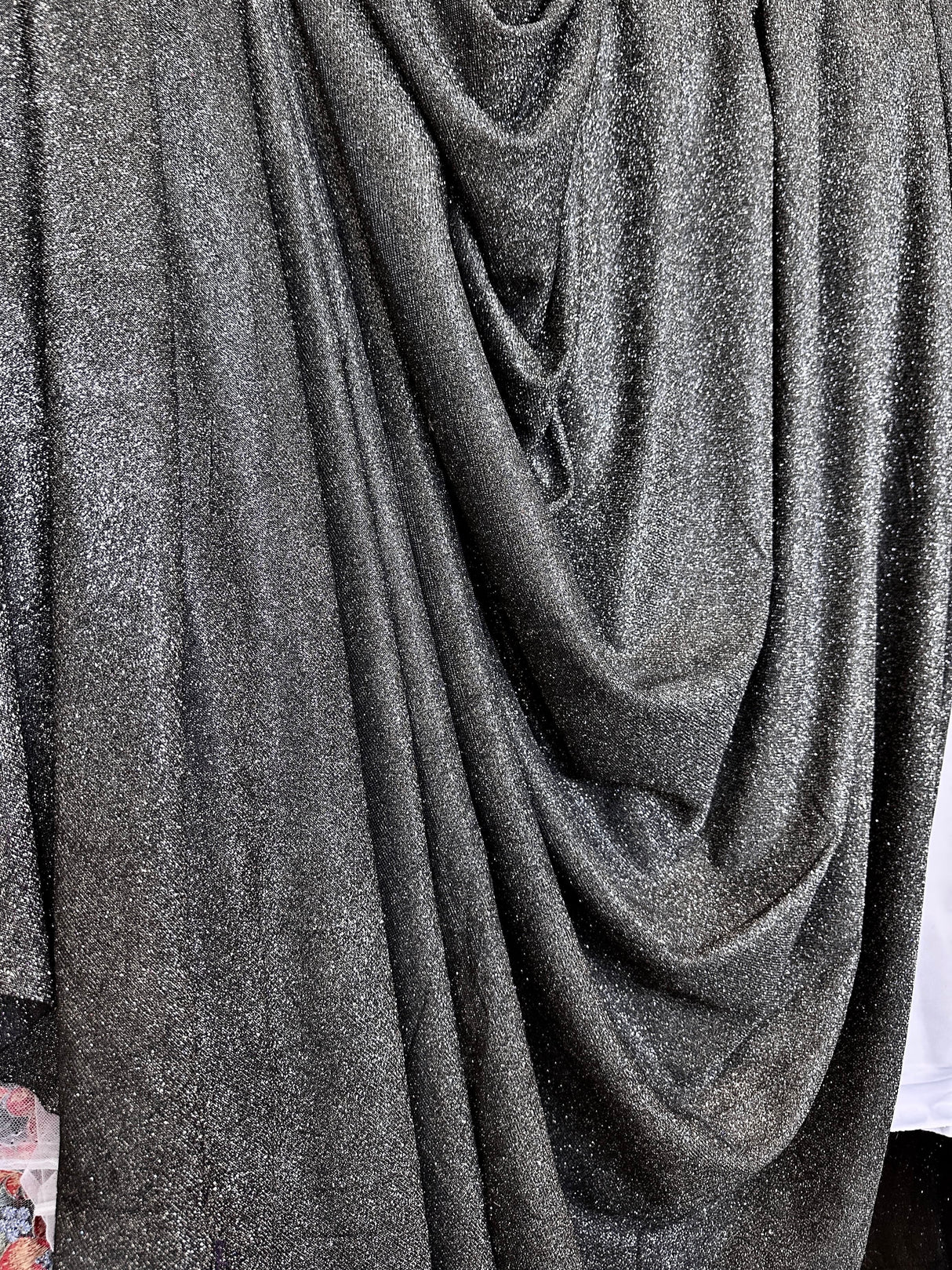Stretch Metallic Lurex Silver