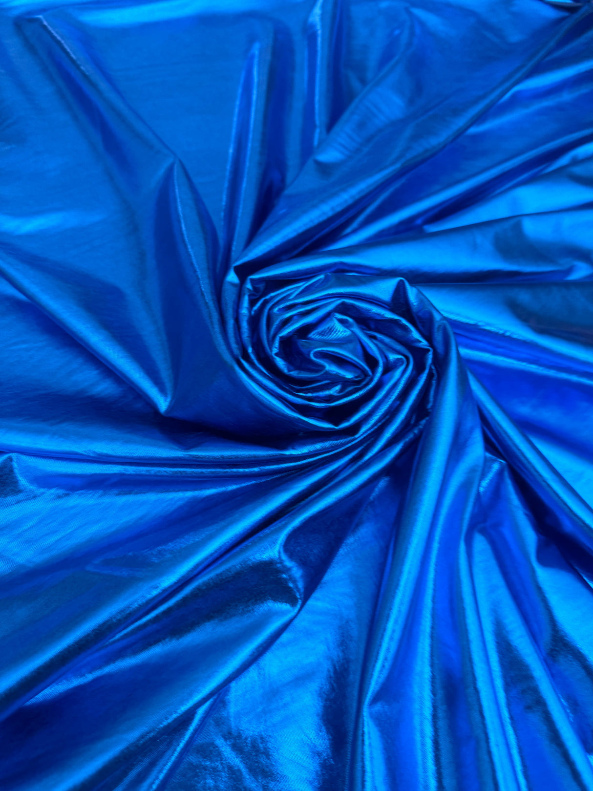 Shiny Coated Spandex Pleather Royal Blue