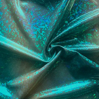 Hologram Spandex Fabric Fantasia Shattered Foil 60"