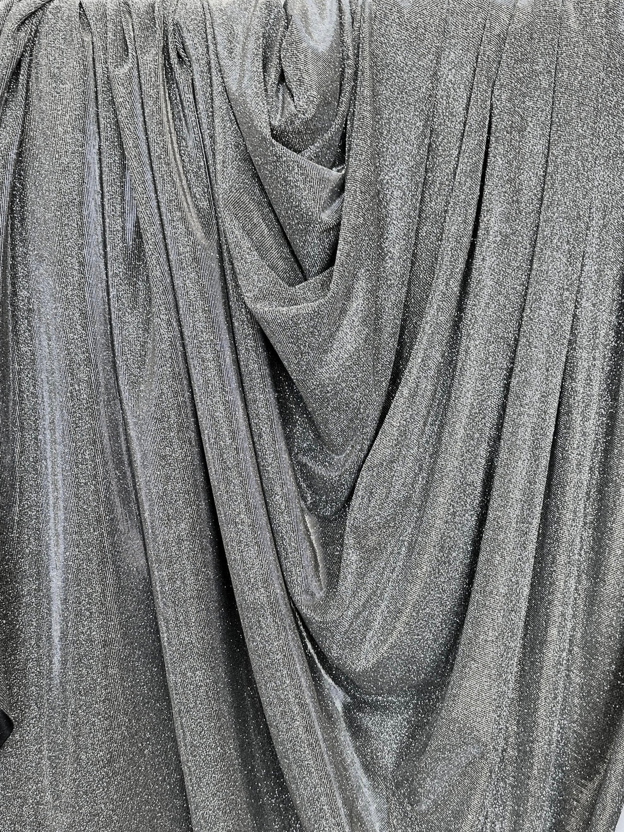 Stretch Metallic Lurex Silver