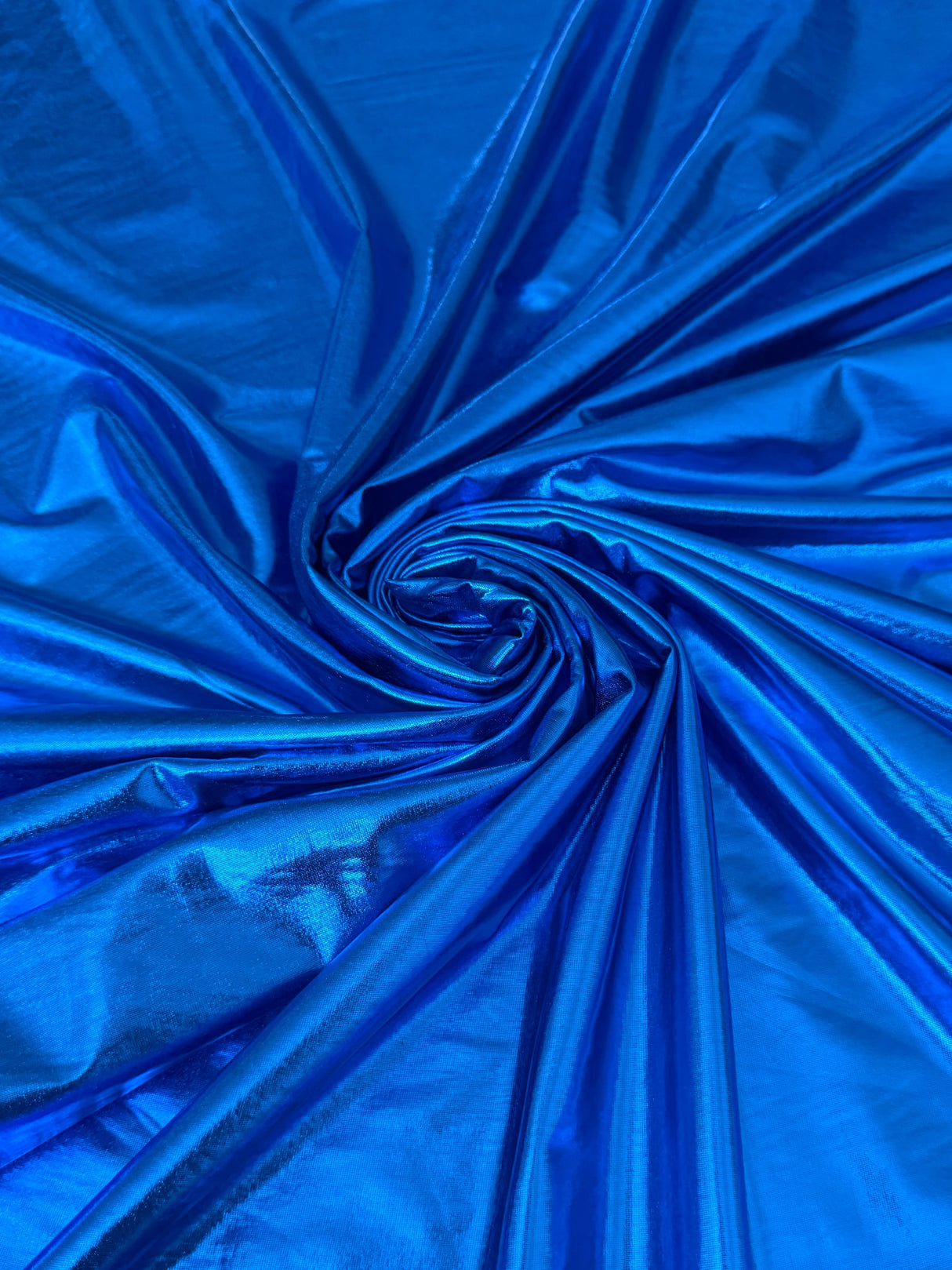 Shiny Coated Spandex Pleather Royal Blue