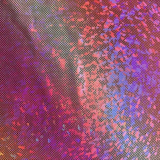 Hologram Spandex Fabric Fantasia Shattered Foil 60"