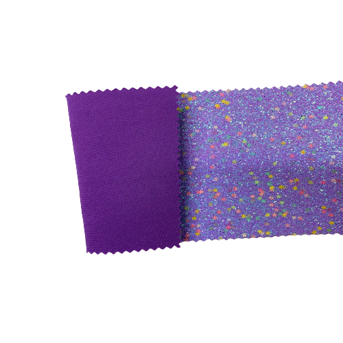 Glitter Vinyl Fabric Stardust Iridescent