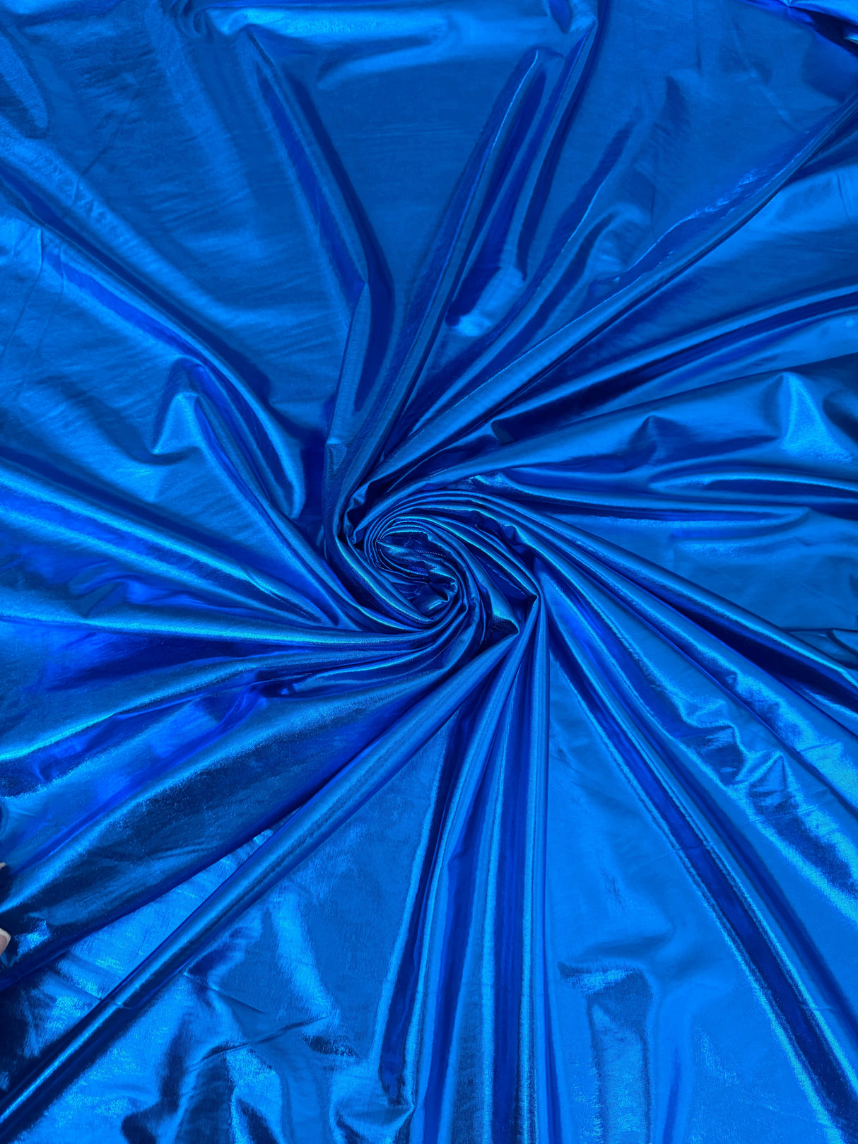 Shiny Coated Spandex Pleather Royal Blue