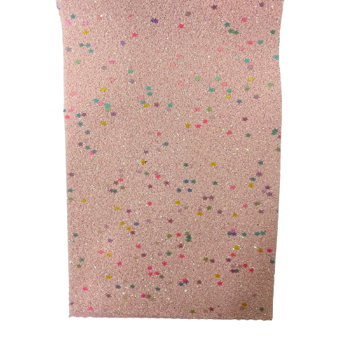 Glitter Vinyl Fabric Stardust Iridescent