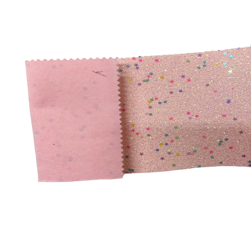 Glitter Vinyl Fabric Stardust Iridescent