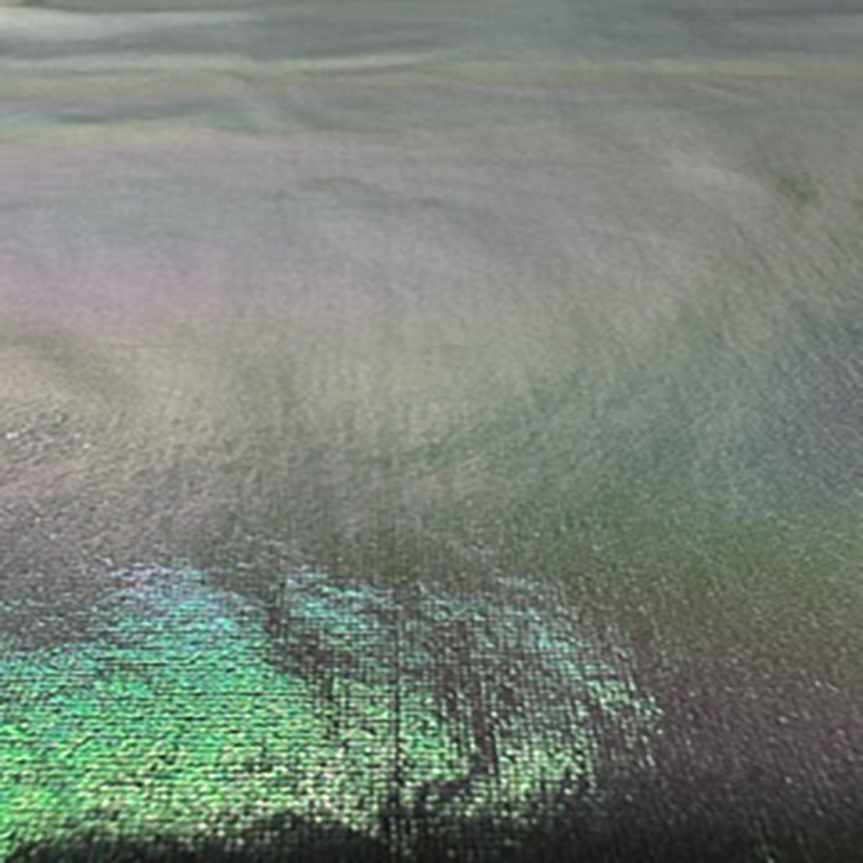 Rainbow Foil Poly Spandex Fabric