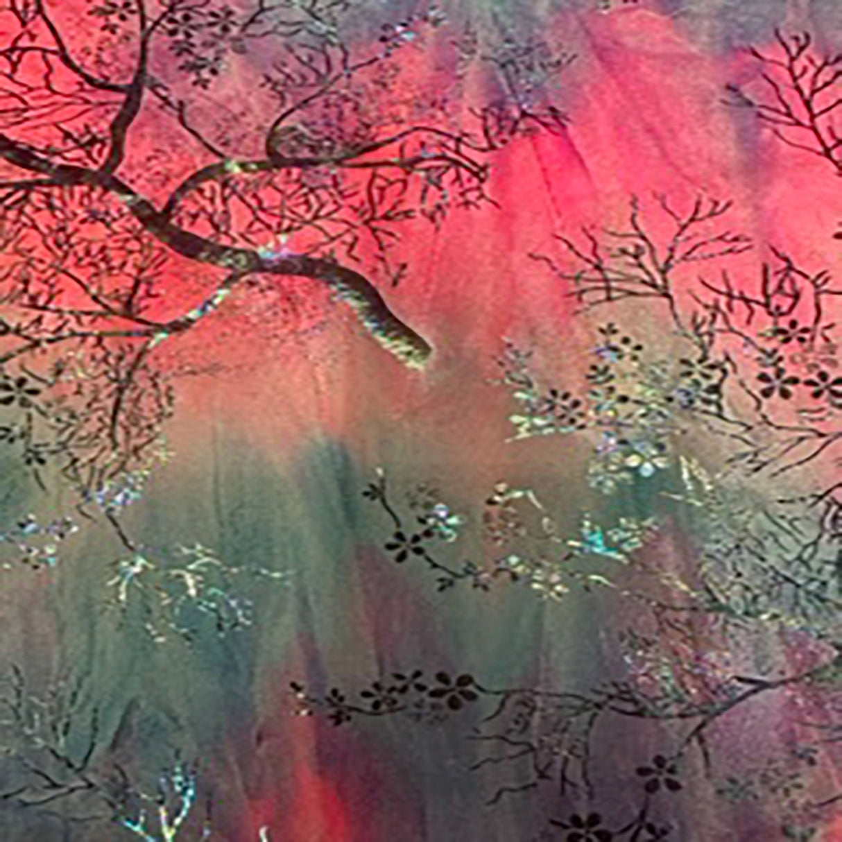 Stretch Polyester Spandex Tie-Dye Velvet Fabric 60"