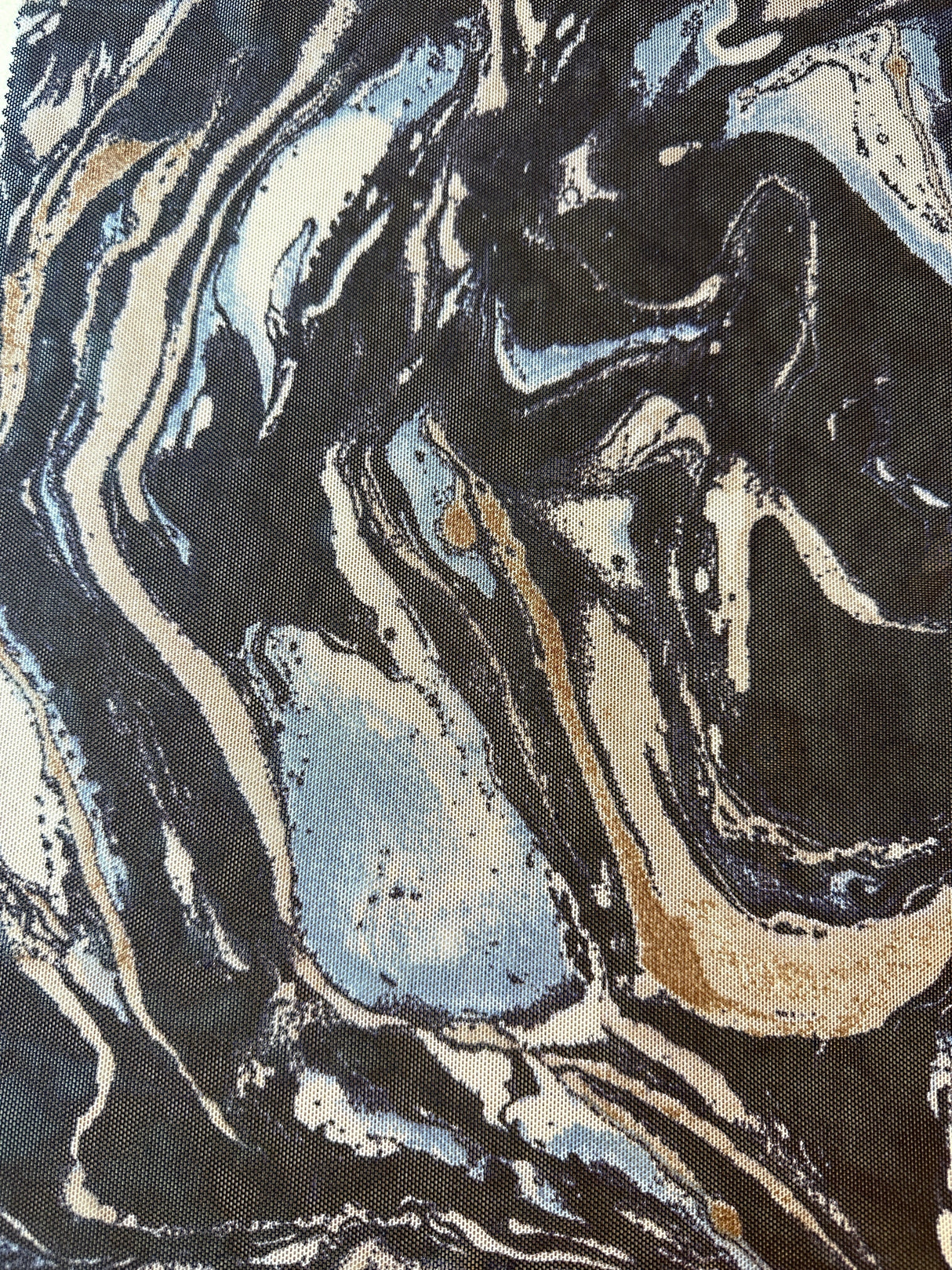 Power Mesh Black Marble