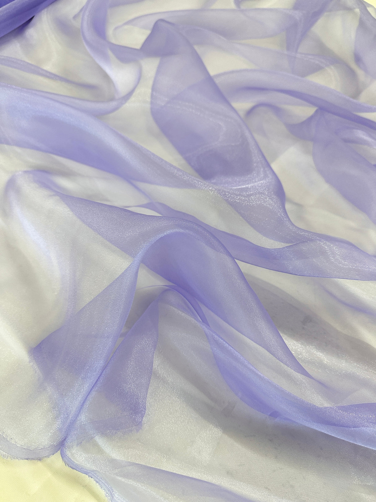 Lilac Crystal Organza