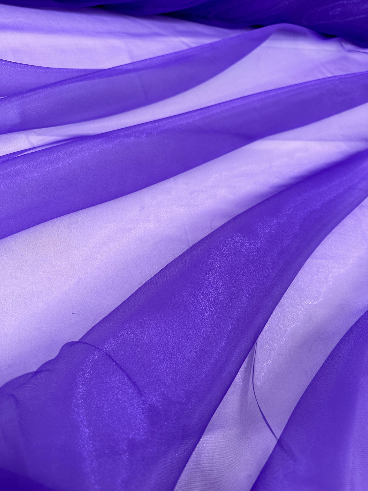 Purple Crystal Organza