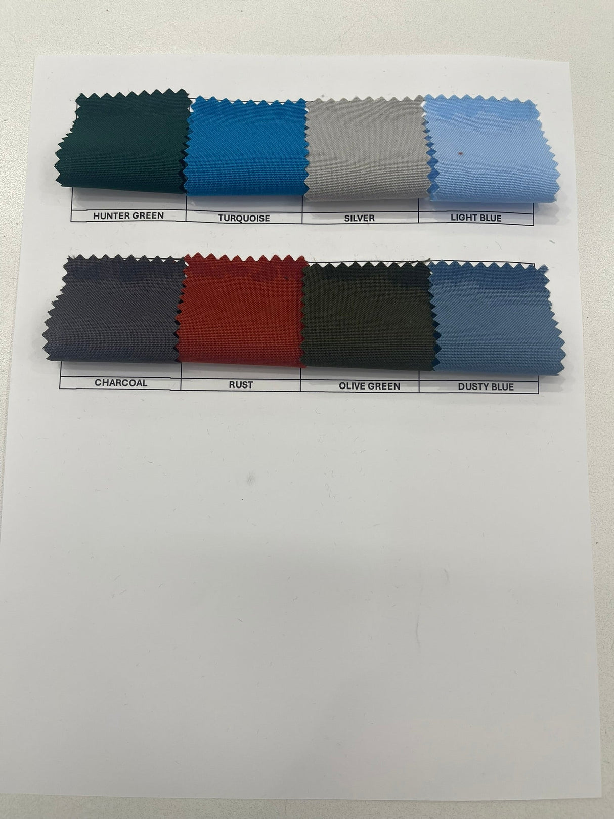 Steel Blue Polyester Poplin Fabric - Steel Blue, 58" Width (1 Yard)