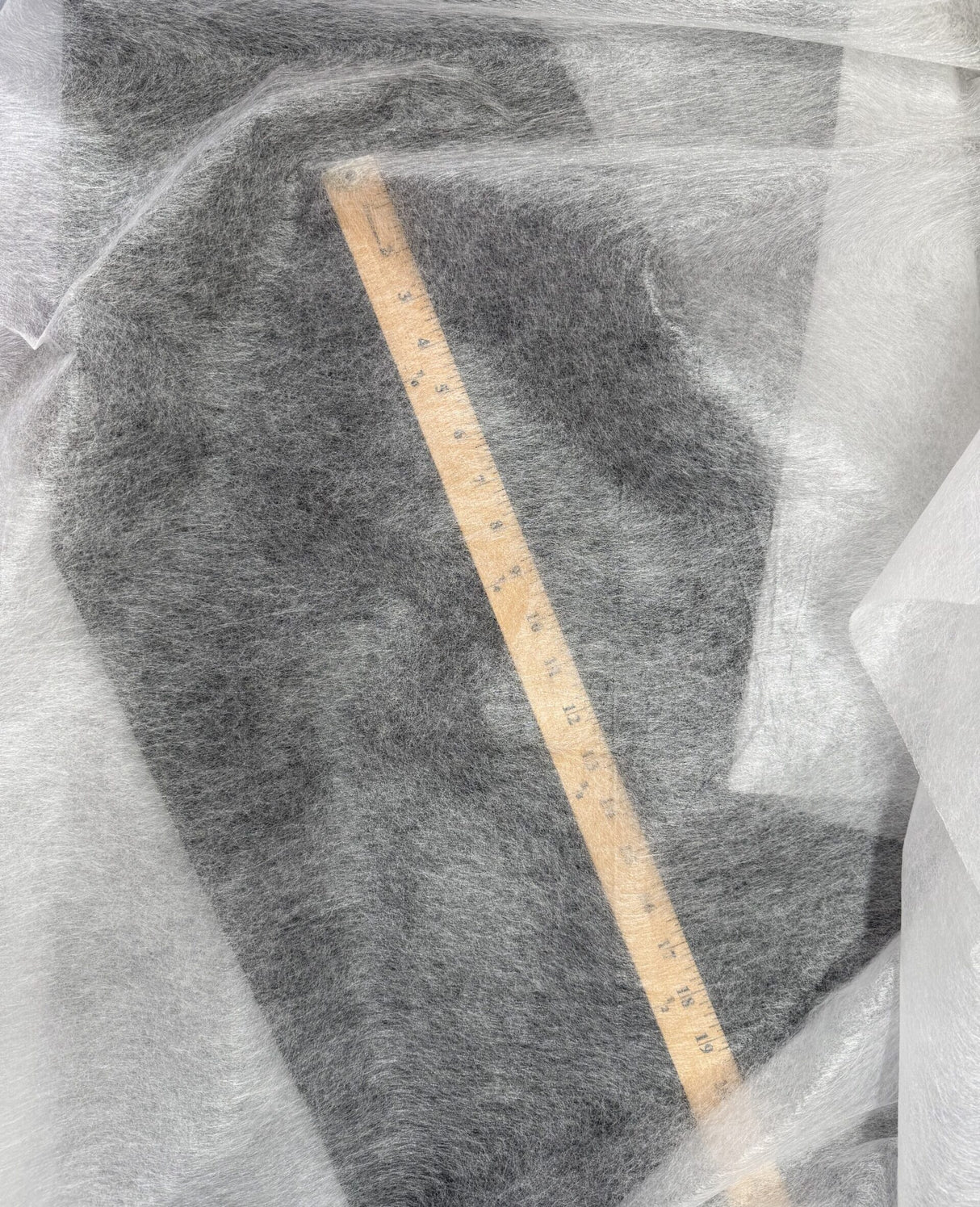 Double Side Fusible Interfacing Polyester Fabric - Lightweight Paper White, 50GSM, 60" Width (1 Yard)