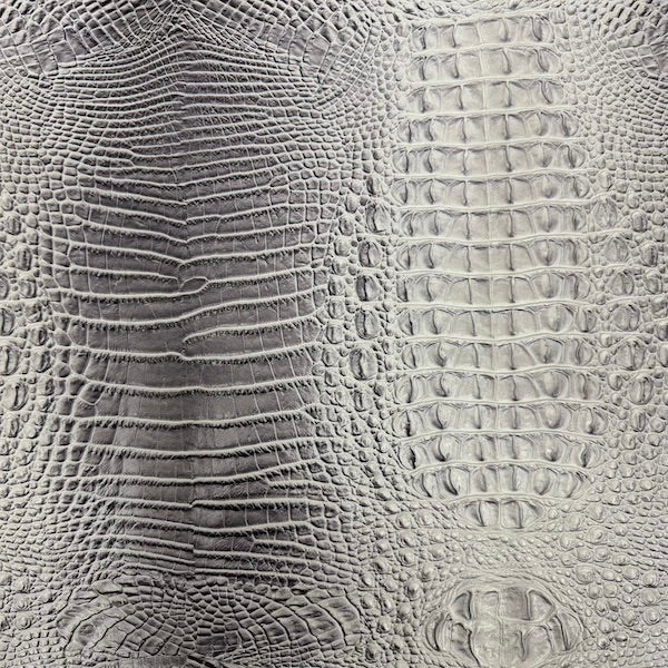 Faux Leather Vinyl Fabric 3D Embossed Gator