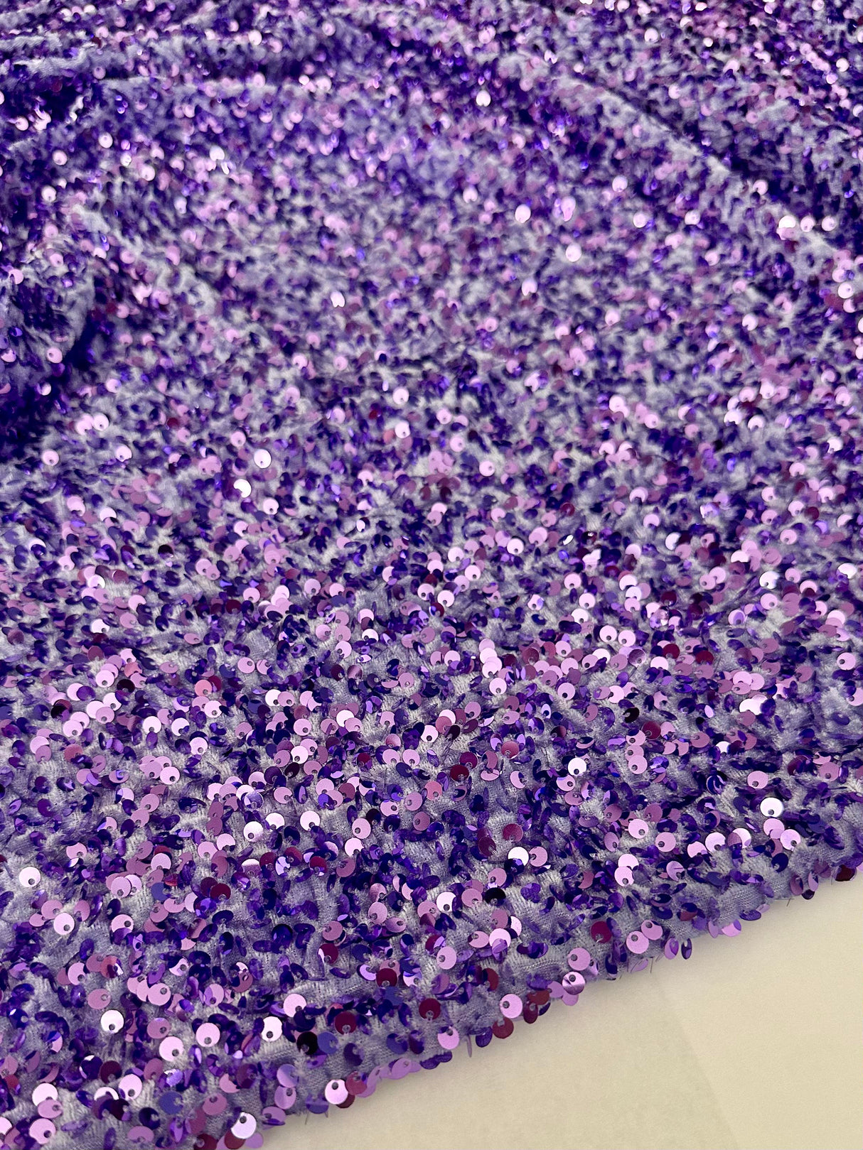 Sequin Velvet Lavender