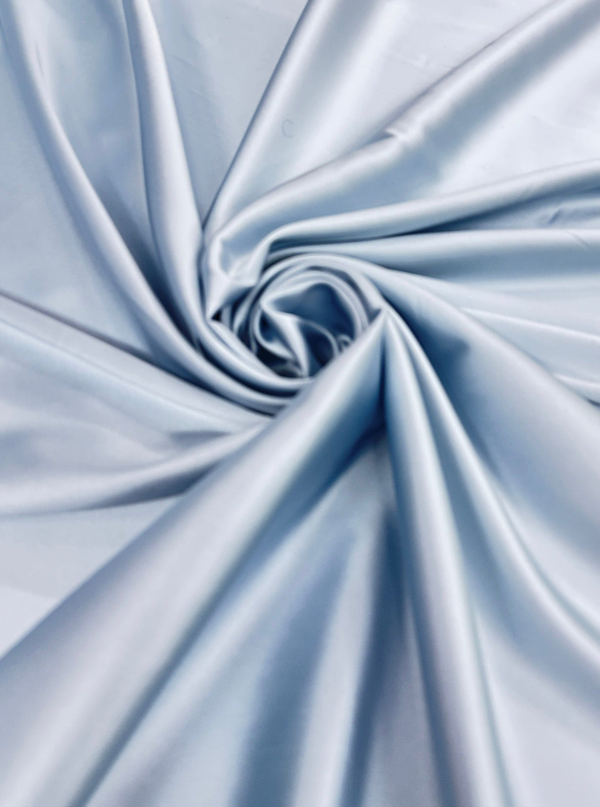 Stretch Crepe Back Satin Dusty Blue