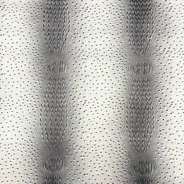 Faux Leather Vinyl Fabric Gatorich II Style, Felt Backed, 54/56" Width, Stiff Texture for Crafts