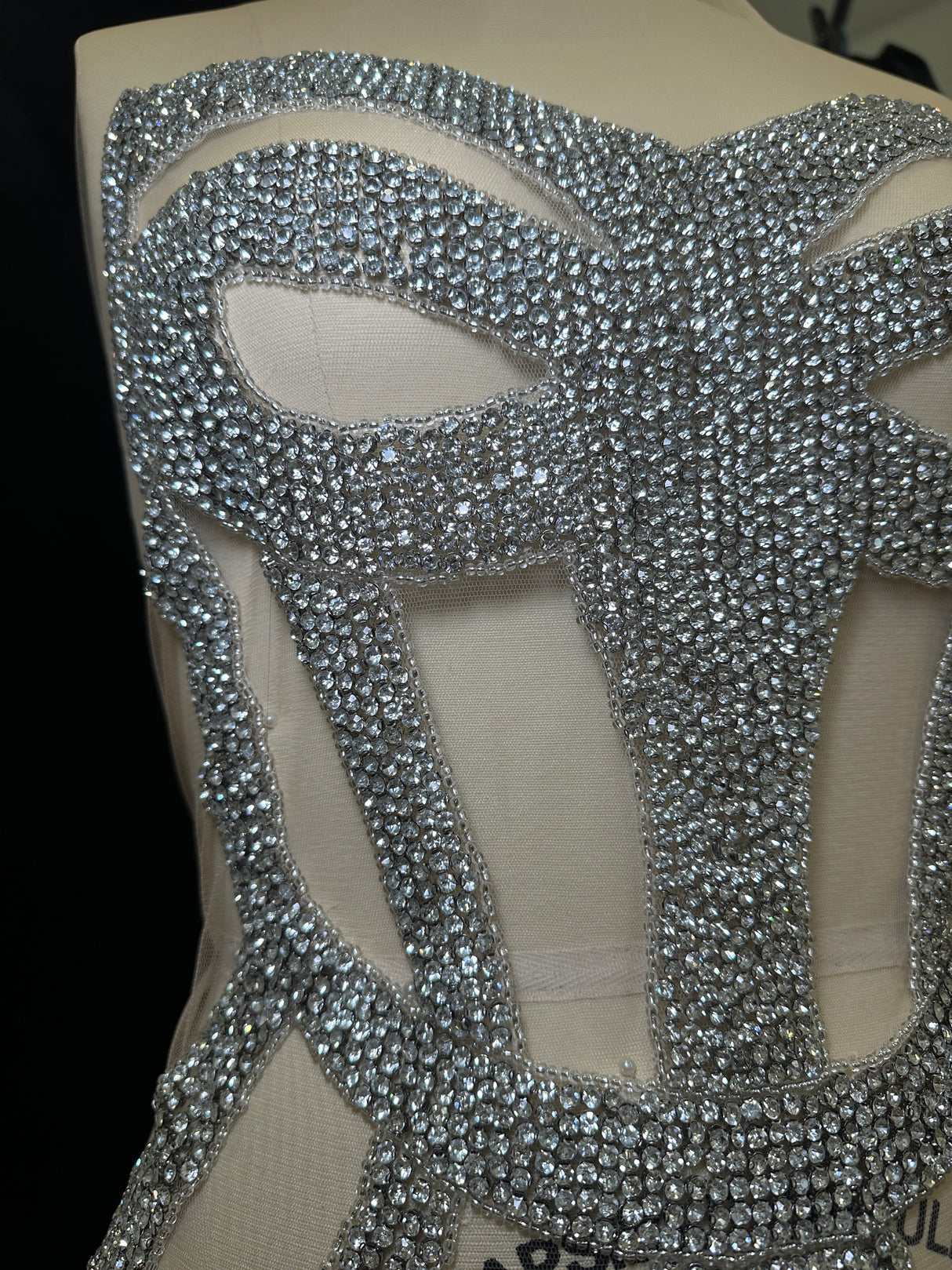 Rhinestone Bodice Applique