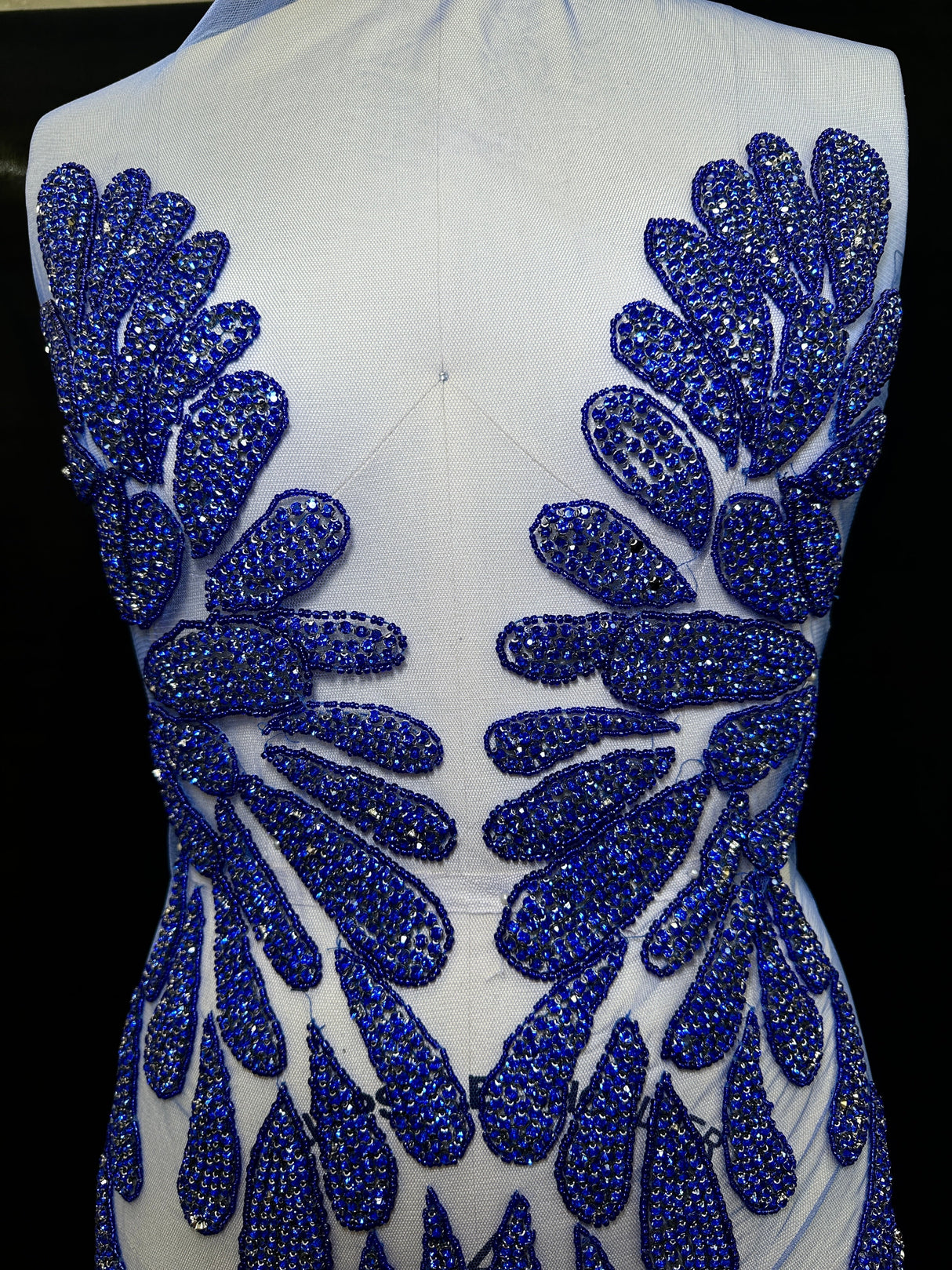 Rhinestone Bodice Applique